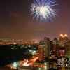 Celebration Fireworks in a City