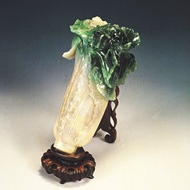清 翠玉白菜