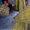 The making of bamboo baskets at Sikou Township, Chiayi County