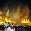 Burning of Wang Yeh boat